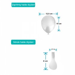 White Pastel Balloons 5