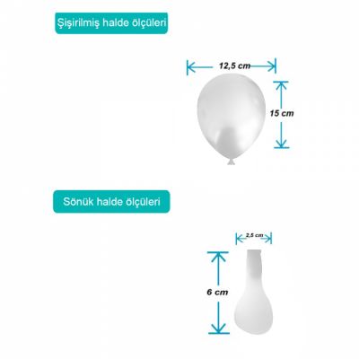 White Pastel Balloons 5