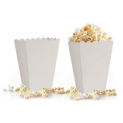 White Popcorn Boxes - 1