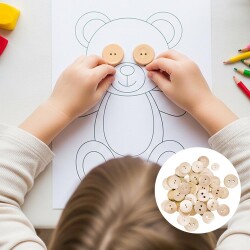 Wooden Button - 