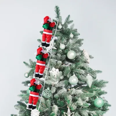 Merdiven Tırmanan Noel Baba 95cm 3lü - 1