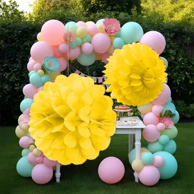 Yellow Decoration Balls - 1