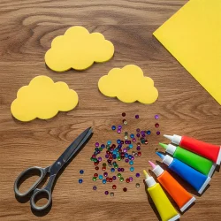 Yellow EVA Craft Foam Sheet - 1