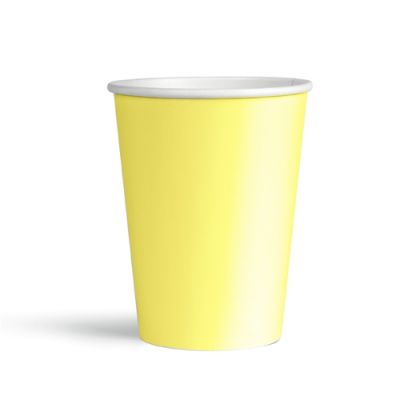 Yellow Pastel Paper Cups - 1