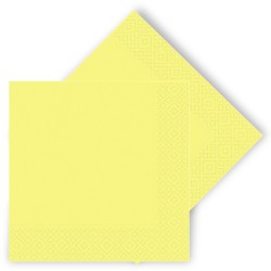 Yellow Pastel Paper Napkins - Kikajoy