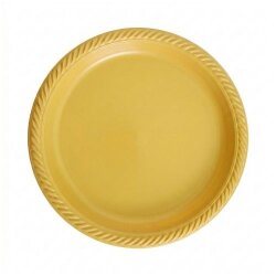 Yellow Plastic Plates - Kikajoy