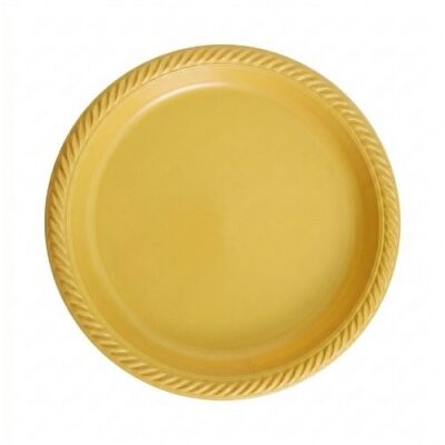Yellow Plastic Plates - 1
