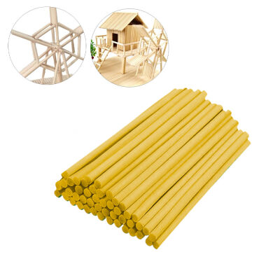 Yellow Wooden Dowels - 2