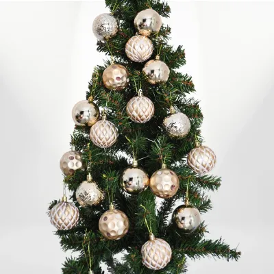 Altın Yılbaşı Ağaç Süsleme Seti 24 Parça - 1