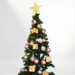 Bronz Yılbaşı Ağaç Süsleme Seti 29 Parça - 1