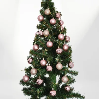 Bronz Yılbaşı Ağaç Süsleme Seti 72 Parça - 1