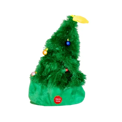 Yılbaşı Dans Eden Müzikli Şapka - Çam Ağacı - 2