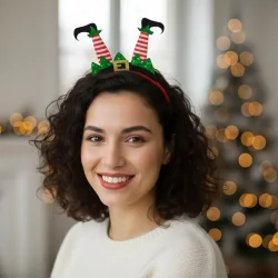 Yılbaşı Lüks Taç - Elf Bacakları - 1