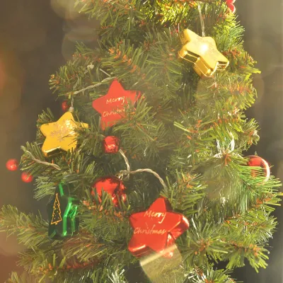 Yılbaşı Ağaç Süslü Gün Işığı Pilli Led Işık - 9