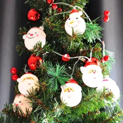 Yılbaşı Ağaç Süslü Gün Işığı Pilli Led Işık - 1