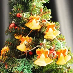 Yılbaşı Ağaç Süslü Gün Işığı Pilli Led Işık - 7