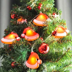 Yılbaşı Ağaç Süslü Gün Işığı Pilli Led Işık - 8