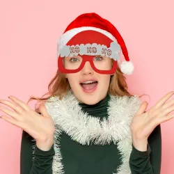 Yılbaşı Gözlük - HO HO HO - 1