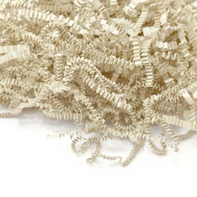 Zigzag Kırpık Kağıt 250gr -Krem- - 2